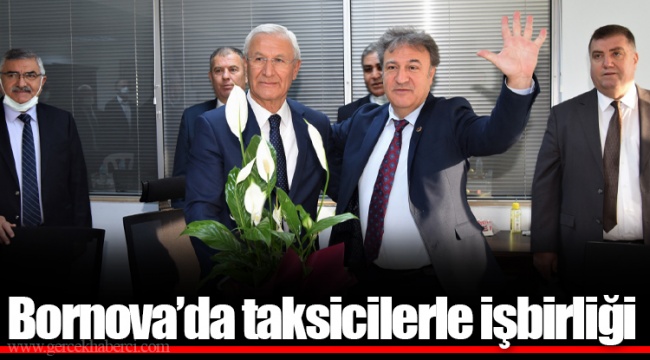 Bornova’da taksicilerle işbirliği