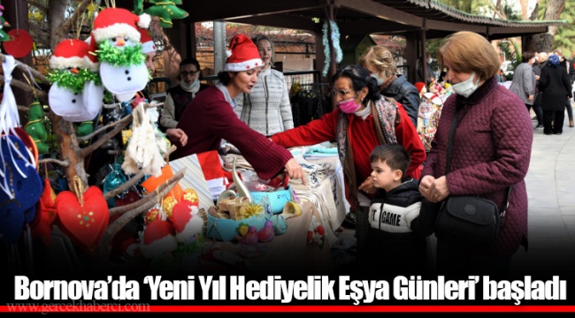 Bornova’da ‘Yeni Yıl Hediyelik Eşya Günleri’ başladı