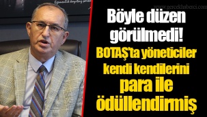 Böyle düzen görülmedi! BOTAŞ’ta yöneticiler kendi kendilerini para ile ödüllendirmiş