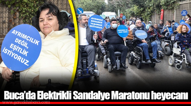 Buca’da Elektrikli Sandalye Maratonu heyecanı