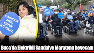 Buca’da Elektrikli Sandalye Maratonu heyecanı