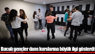 Bucalı gençler dans kurslarına büyük ilgi gösterdi
