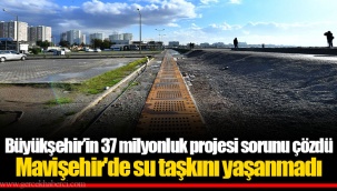 Büyükşehir’in 37 milyonluk projesi sorunu çözdü