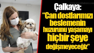Çalkaya “Can dostlarımızı beslemenin huzurunu yaşamayı hiçbir şeye değişmeyeceğiz”