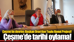 Çeşme’de devrim; Başkan Oran’dan Toplu Konut Projesi!