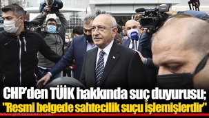 CHP’den TÜİK hakkında suç duyurusu;