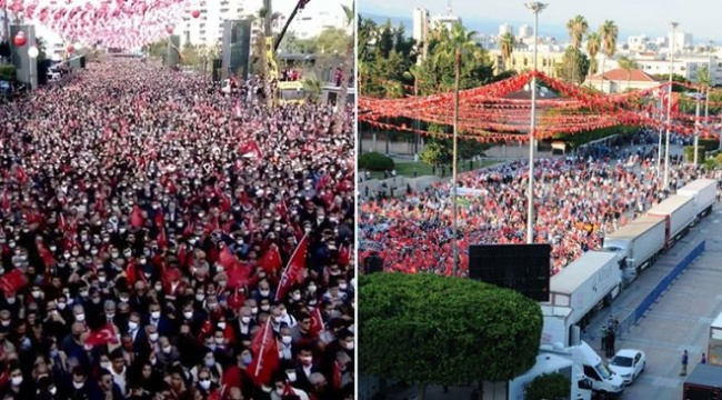 CHP’li Karabat, Kılıçdaroğlu ve Erdoğan mitinglerini karşılaştırdı: İki fotoğrafın arasında sadece iki ay var