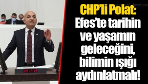CHP’li Polat: Efes’te tarihin ve yaşamın geleceğini, bilimin ışığı aydınlatmalı!