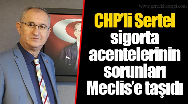 CHP’li Sertel sigorta acentelerinin sorunları Meclis’e taşıdı