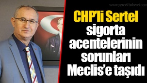 CHP’li Sertel sigorta acentelerinin sorunları Meclis’e taşıdı