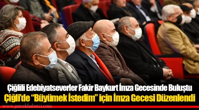 Çiğlili Edebiyatseverler Fakir Baykurt İmza Gecesinde Buluştu