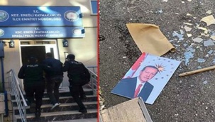 Cumhurbaşkanı Erdoğan'ın fotoğrafını yere atan kişi tutuklandı