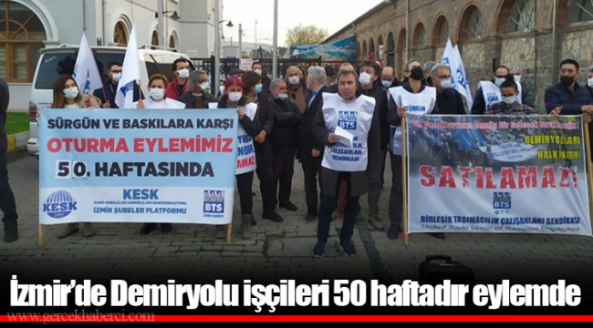 Demiryolu işçileri 50 haftadır eylemde