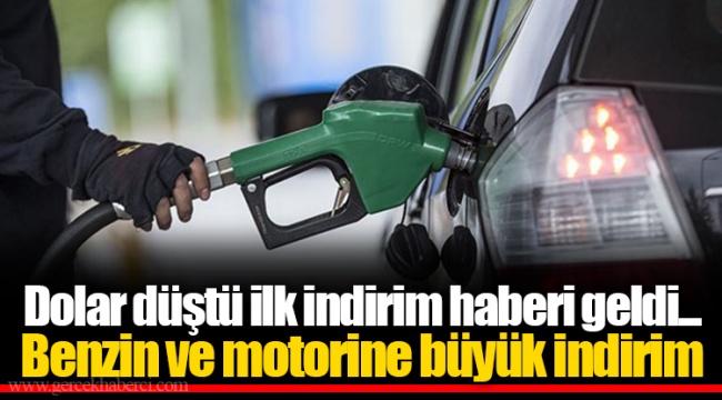 Dolar düştü ilk indirim haberi geldi... Benzin ve motorine büyük indirim