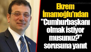 Ekrem İmamoğlu'ndan