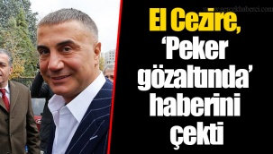 El Cezire, ‘Peker gözaltında’ haberini çekti