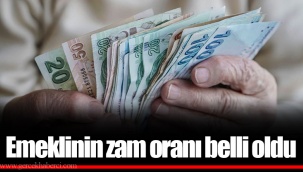 Emeklinin zam oranı belli oldu