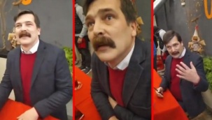Erkan Baş’ı tahrik etmeye çalışan genç, istediğini alamayınca bağırmaya başladı