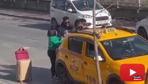 Fazla para istemeyi adet edinen taksici yine yolcuları ile tartıştı