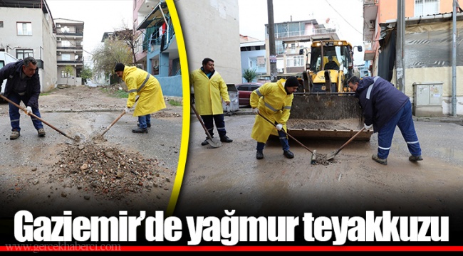 Gaziemir’de yağmur teyakkuzu