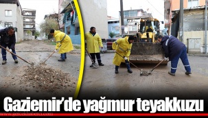 Gaziemir’de yağmur teyakkuzu