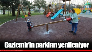 Gaziemir’in parkları yenileniyor