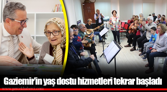 Gaziemir’in yaş dostu hizmetleri tekrar başladı
