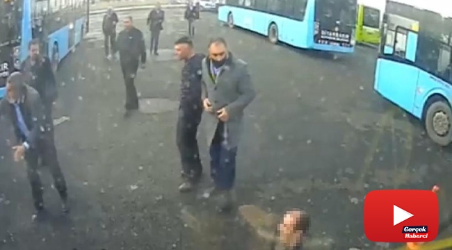 Halk otobüsü şoförüyle tartışan şahıs, taksiyle durağa giderek şoförü bıçakladı
