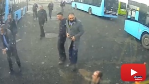 Halk otobüsü şoförüyle tartışan şahıs, taksiyle durağa giderek şoförü bıçakladı