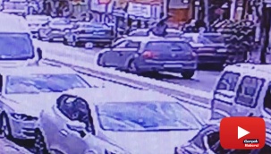 Havada taklalar atan genç yere savrularak ağır yaralandı
