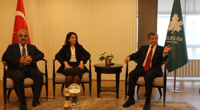 HDP Eş Genel Başkanları Buldan ve Sancar'dan Gelecek Partisi'ne ziyaret
