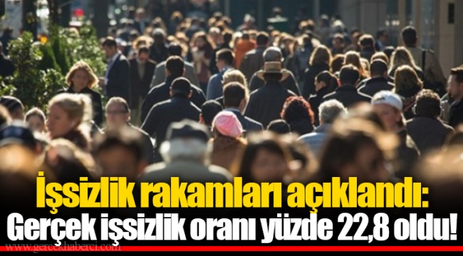 İşsizlik rakamları açıklandı