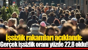 İşsizlik rakamları açıklandı