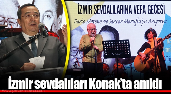 İzmir sevdalıları Konak’ta anıldı