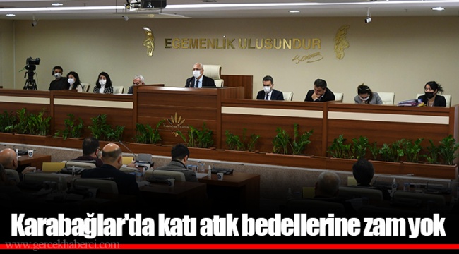 Karabağlar'da katı atık bedellerine zam yok
