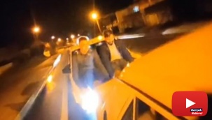 Karayolunda yakıtı biten araca ölümüne destek görüntüleri cezasız kalmadı