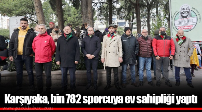 Karşıyaka, bin 782 sporcuya ev sahipliği yaptı