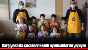 Karşıyaka’da çocuklar kendi oyuncaklarını yapıyor