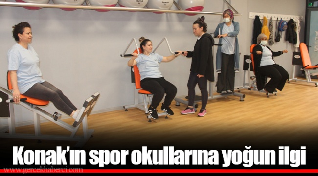 Konak’ın spor okullarına yoğun ilgi