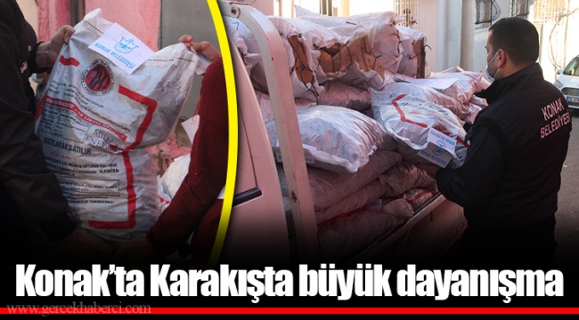 Konak'ta Karakışta büyük dayanışma