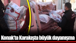 Konak'ta Karakışta büyük dayanışma