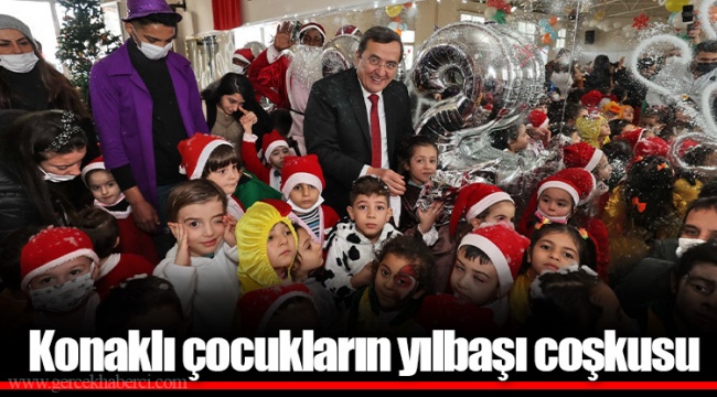Konaklı çocukların yılbaşı coşkusu