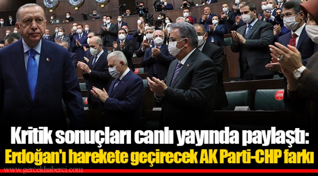 Kritik sonuçları canlı yayında paylaştı: Erdoğan'ı harekete geçirecek AK Parti-CHP farkı