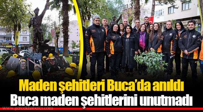 Maden şehitleri Buca’da anıldı