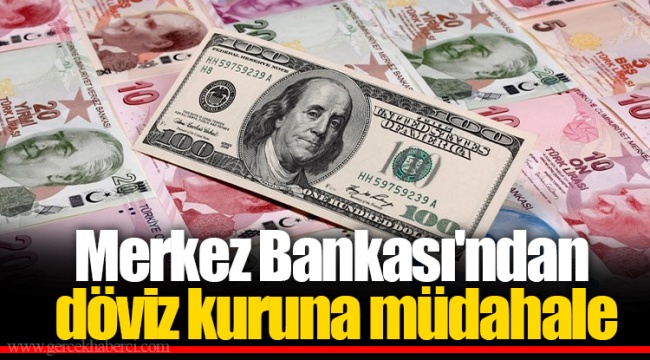 Merkez Bankası'ndan döviz kuruna müdahale