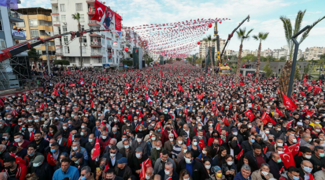 Mersin Valiliğinden CHP mitingi açıklaması: Yaklaşık 21 bin 500 kişi katıldı