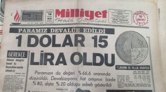 Milliyet'in 51 Yıl Önce Attığı Manşet Gündeme Oturdu