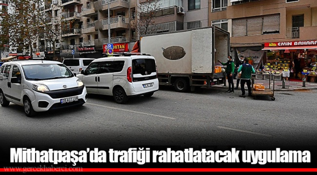 Mithatpaşa’da trafiği rahatlatacak uygulama