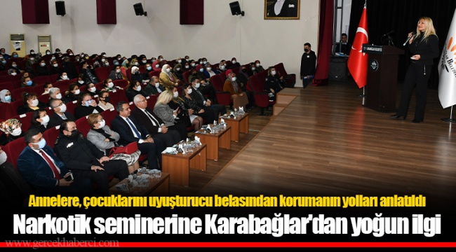 Narkotik seminerine Karabağlar'dan yoğun ilgi