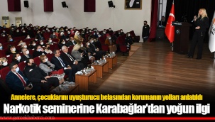 Narkotik seminerine Karabağlar'dan yoğun ilgi